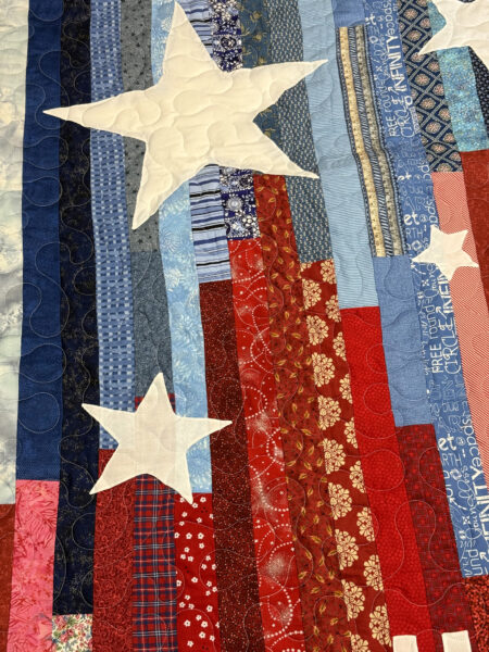 JoAnne’s Stars and Stripes Strip Throw