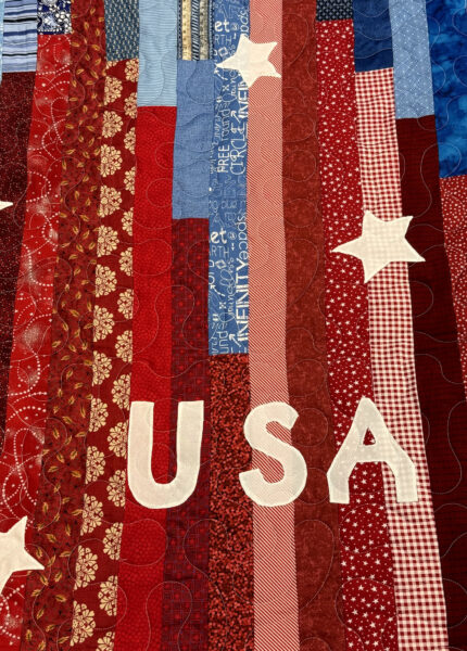 JoAnne’s Stars and Stripes Strip Throw