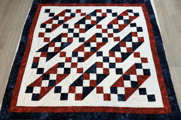 Jan’s Patriotic Preppy Pattern Quilt