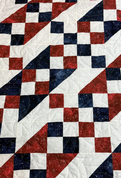Jan’s Patriotic Preppy Pattern Quilt