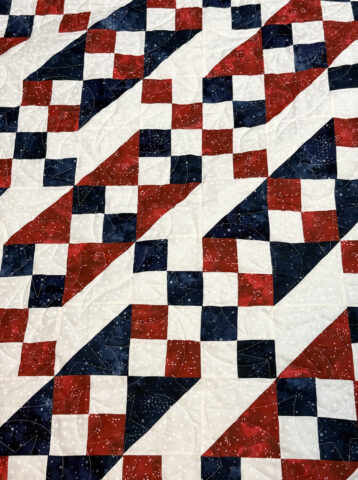 Jan’s Patriotic Preppy Pattern Quilt