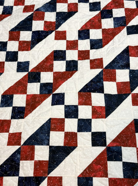 Jan’s Patriotic Preppy Pattern Quilt