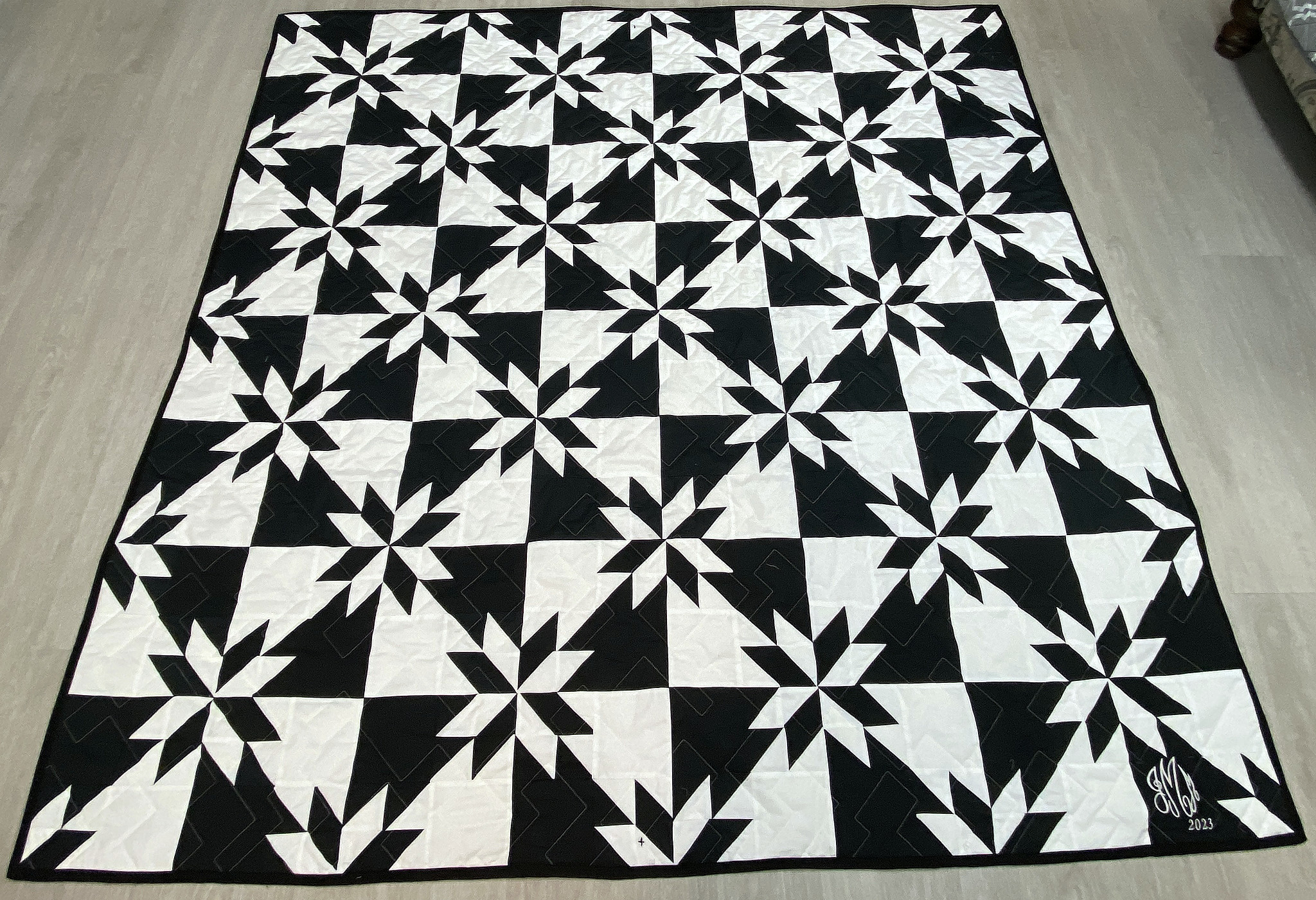 Star and Pinwheel Quilt by Jane