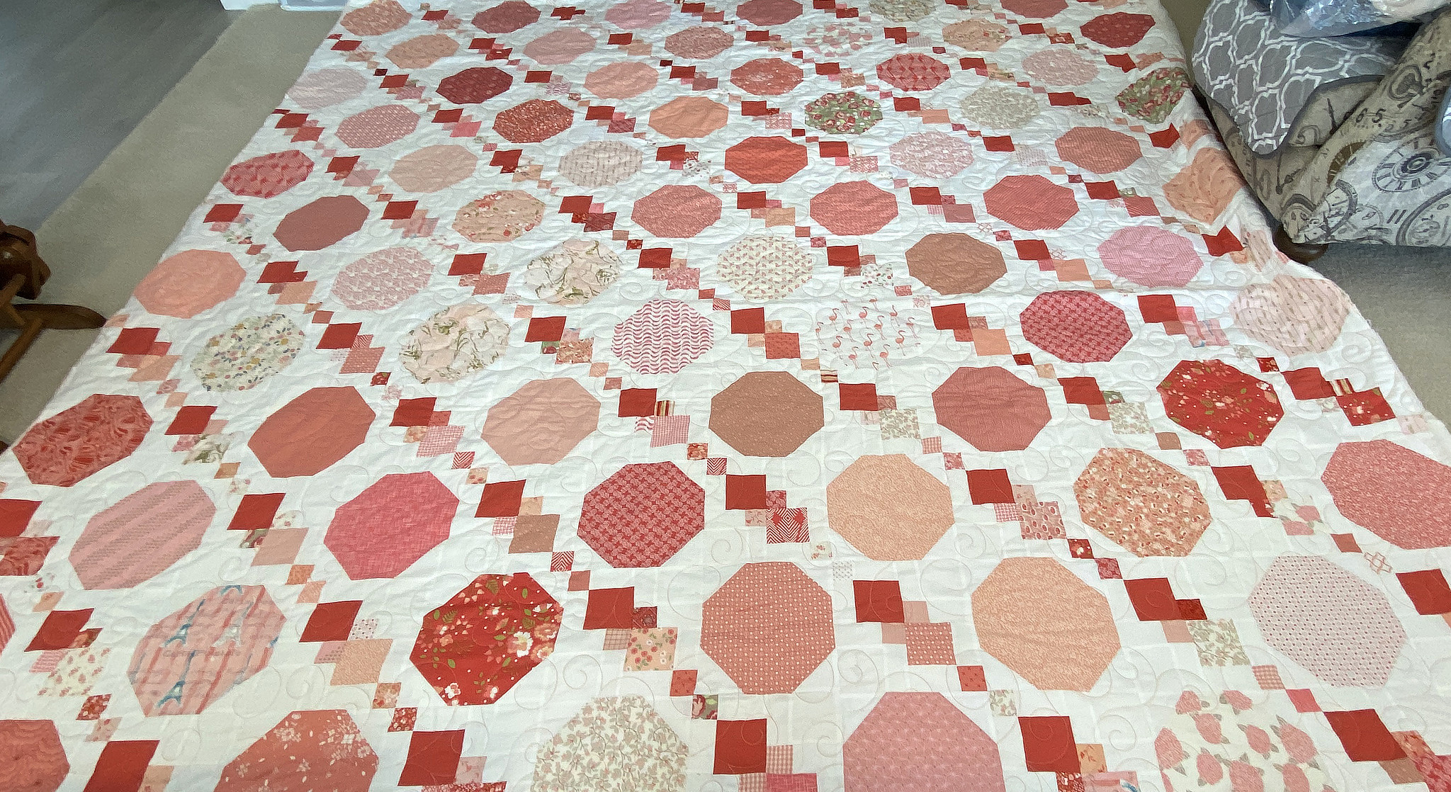 JoAnne’s Octagon and Irish Chain Quilt