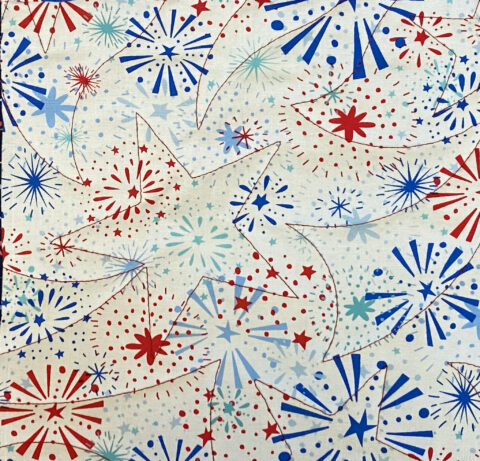 Ellen’s Patriotic Nine Inch Squares Quilt