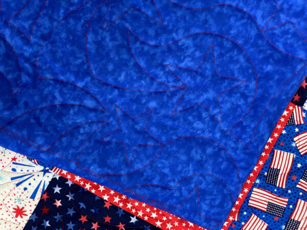 Ellen’s Patriotic Nine Inch Squares Quilt