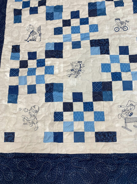 Jan’s Sports-Themed Baby Quilt