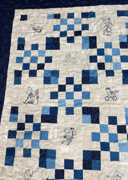 Jan’s Sports-Themed Baby Quilt