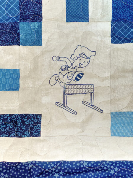 Jan’s Sports-Themed Baby Quilt