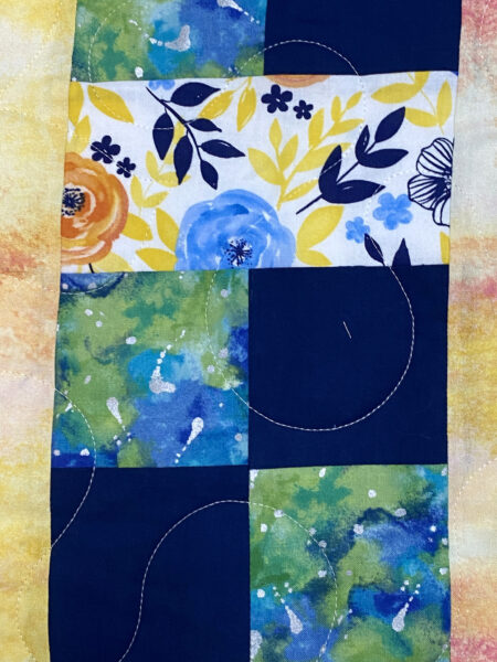 Bright and Beautiful Flowers Quilt by Cheryl