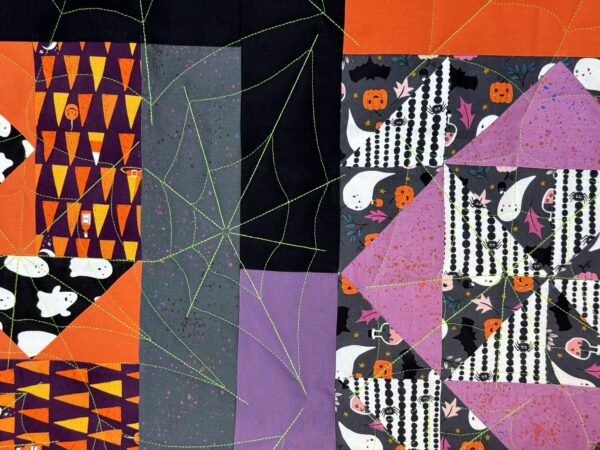 Walk the Block throw by Terry Morris - quilting detail