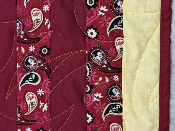 FSU Seminoles Quilt by Debbie Shephard - quilting detail