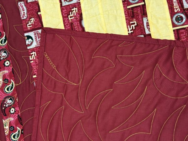 FSU Seminoles Quilt by Debbie Shephard - quilting detail