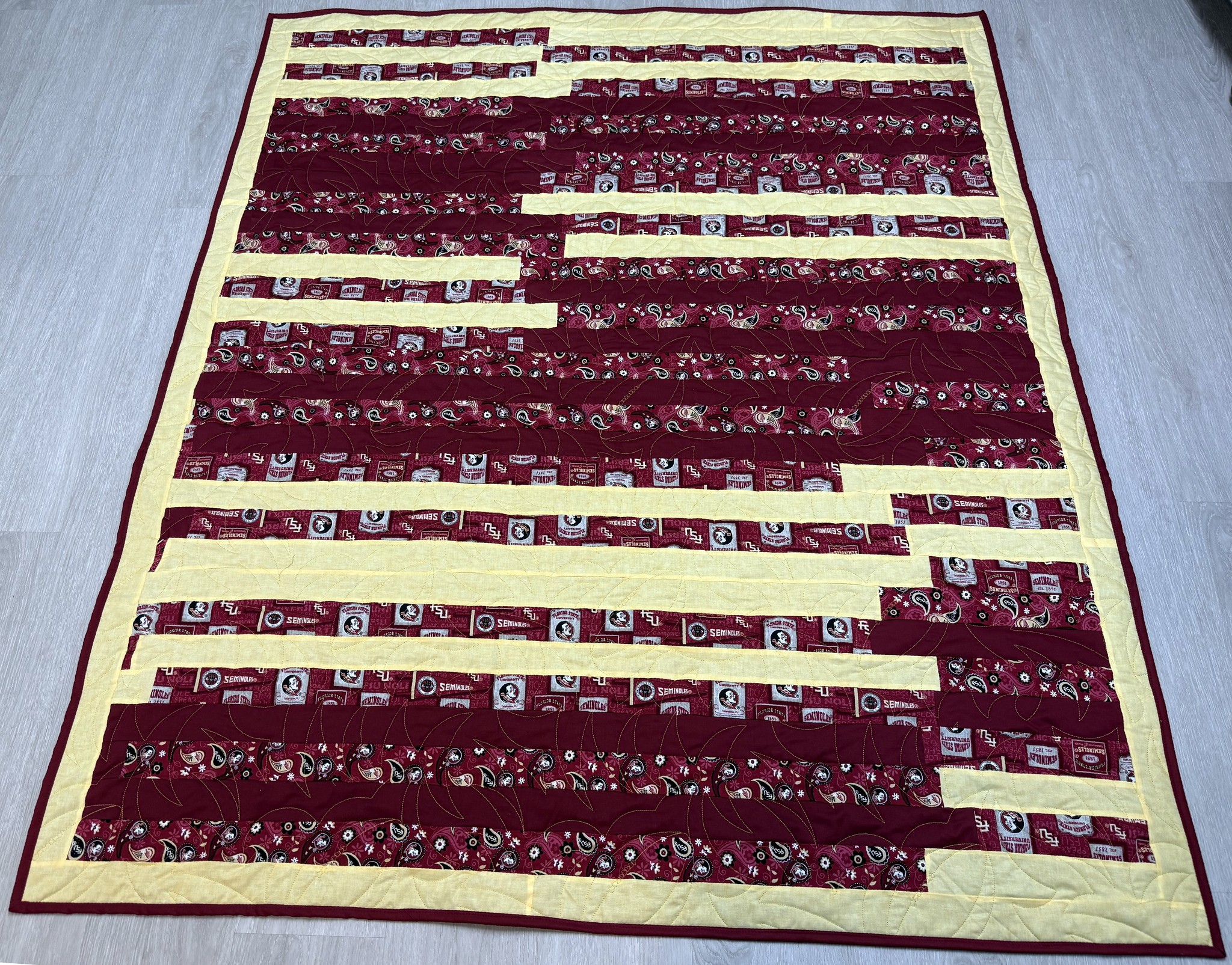 FSU Seminoles Quilt by Debbie Shephard