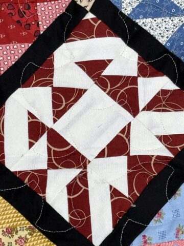 Farmer’s Wife Quilt by JoAnne Scafidi - quilting detail