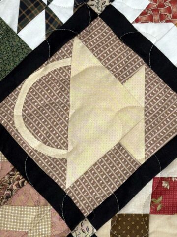 Farmer’s Wife Quilt by JoAnne Scafidi - quilting detail