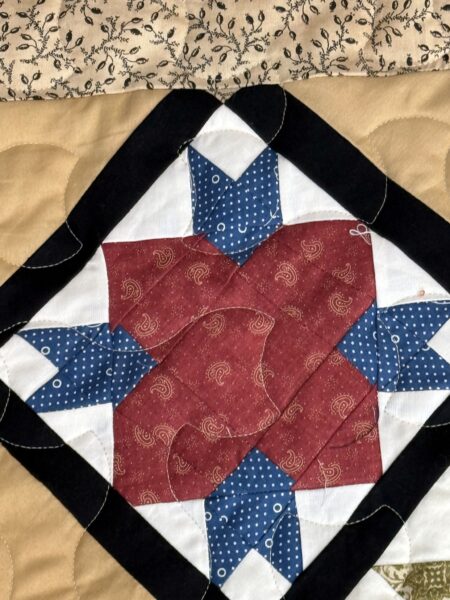 Farmer’s Wife Quilt by JoAnne Scafidi - quilting detail